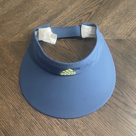 Adidas Women's blue Wide Brim Perforated Visor OS UPF 50+ - Picture 1 of 7